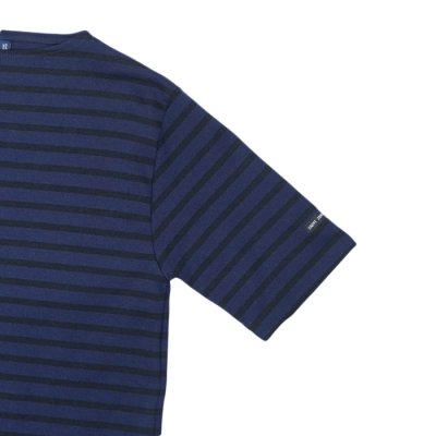 画像4: SAINT JAMES(セントジェームス)OUESSANT SHORT SLEEVE(ウエッソンショートスリーブ)"BORDER" / NAVY×NOIR(ネイビー×ブラック)