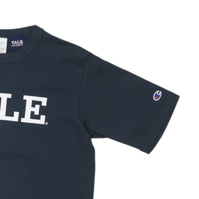 画像7: Champion(チャンピオン)"New" T1011 US Print T-Shirt(ティーテンイレブンUSプリントTシャツ)"YALE・Made i USA" / White(ホワイト)・Navy(ネイビー)