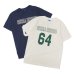 画像1: SIERRA DESIGNS×Good On（シエラデザイン×グッドオン）Short Sleeve Crew Neck 64 Tee（ショートスリーブクルーネック64Tシャツ）/ Navy×Ivory（ネイビー×アイボリー）・Natural×Forest（ナチュラル×フォレスト） (1)