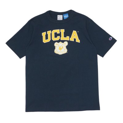 画像1: Champion（チャンピオン）"New" T1011 US Print T-Shirt（ティーテンイレブンUSプリントTシャツ）"UCLA・Made in USA" / Navy（ネイビー）