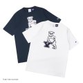 Champion(チャンピオン)"New" T1011 US Print T-Shirt(ティーテンイレブンUSプリントTシャツ)"YALE・Made in USA"/ White(ホワイト)・Navy(ネイビー)