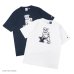 画像1: Champion（チャンピオン）T1011 US Print T-Shirt（ティーテンイレブンUSプリントTシャツ）"YALE"/ White（ホワイト）・Navy（ネイビー） (1)