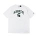 画像2: Champion（チャンピオン）T1011 US Print T-Shirt（ティーテンイレブンUSプリントTシャツ）"MICHIGAN STATE"/ White（ホワイト）・Moss Green（モスグリーン） (2)