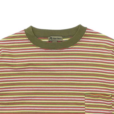 画像2: Nigel Cabourn（ナイジェル・ケーボン）9.5oz BORDER H/S T-SHIRT（9.5ozボーダーハーフスリーブTシャツ）/ Green（グリーン）