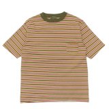 Nigel Cabourn（ナイジェル・ケーボン）9.5oz BORDER H/S T-SHIRT（9.5ozボーダーハーフスリーブTシャツ）/ Green（グリーン）