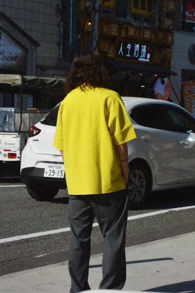 画像8: blurhms ROOTSTOCK（ブラームスルーツストック）Rough&Smooth Thermal Over-Neck（ラフ&スムースサーマルオーバーネックシャツ）/ Yellow（イエロー）