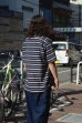 画像9: Post O'Alls（ポストオーバーオールズ）No,1 Shirt S/S（No,1シャツ S/S）"Holizontal Stripe" / Navy（ネイビー）