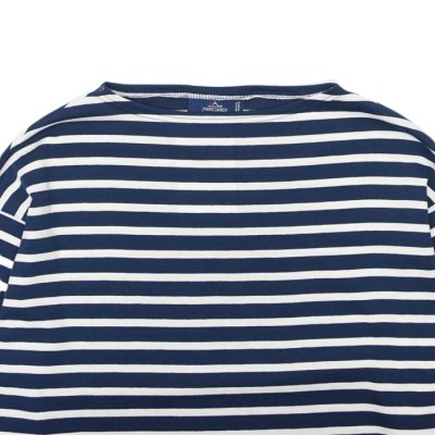 画像3: SAINT JAMES(セントジェームス)MORLAIX LOOSE(モーレ ルーズ)”Men" / MARINE×ECUME(マリン×ミルキーホワイト)