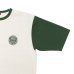 画像4: ＜30%OFF＞Nigel Cabourn（ナイジェル・ケーボン）Baseball Wappen T-Shirt（ベースボールワッペンTシャツ）/ Ivory×Green（アイボリー×グリーン）