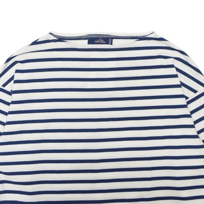 画像3: SAINT JAMES(セントジェームス)MORLAIX LOOSE(モーレ ルーズ)”Men" / ECUME×ENCRE(ミルキーホワイト×ブルーネイビー)