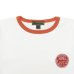 画像3: Nigel Cabourn（ナイジェル・ケーボン）Baseball Wappen T-Shirt（ベースボールワッペンTシャツ）/ Off White×Orange（オフホワイト×オレンジ）