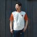 画像7: Nigel Cabourn（ナイジェル・ケーボン）Baseball Wappen T-Shirt（ベースボールワッペンTシャツ）/ Off White×Orange（オフホワイト×オレンジ）
