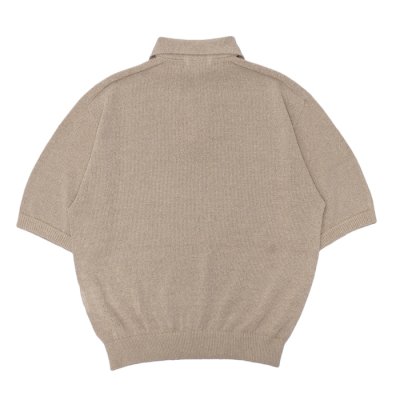 画像2: alvana（アルヴァナ）WASHI SKIPPER S/S KNIT（和紙スキッパーS/Sニット）/ ECRE（エクリュ）
