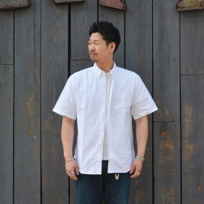 画像7: SERO(セロ)Short Sleeve  B.D Shirt(ショートスリーブボタンダウンシャツ)"OxFord" / Blue(ブルー)