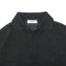 画像2: alvana（アルヴァナ）WASHI SKIPPER S/S KNIT（和紙スキッパーS/Sニット）/ Black（ブラック） (2)