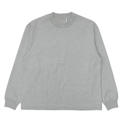 画像1: KAPTAIN SUNSHINE（キャプテンサンシャイン）Suvin Supima Tube Long Sleeve Tee Heavy（スビンスーピマチューブロングスリーブヘビーTシャツ）"SUVIN SUPIMA TUBE JERSEY HEAVY" / Feather Grey（フェザーグレー）