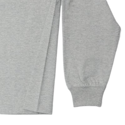 画像5: KAPTAIN SUNSHINE（キャプテンサンシャイン）Suvin Supima Tube Long Sleeve Tee Heavy（スビンスーピマチューブロングスリーブヘビーTシャツ）"SUVIN SUPIMA TUBE JERSEY HEAVY" / Feather Grey（フェザーグレー）