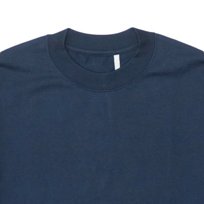 画像3: 【PointUp10%11/10迄】KAPTAIN SUNSHINE(キャプテンサンシャイン)Suvin Supima Tube Long Sleeve Tee Heavy(スビンスーピマチューブロングスリーブヘビーTシャツ)"SUVIN SUPIMA TUBE JERSEY HEAVY" / Steel Navy(スティールネイビー)