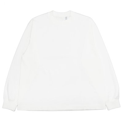 画像1: KAPTAIN SUNSHINE（キャプテンサンシャイン）Suvin Supima Tube Long Sleeve Tee Heavy（スビンスーピマチューブロングスリーブヘビーTシャツ）"SUVIN SUPIMA TUBE JERSEY HEAVY" / White（ホワイト）