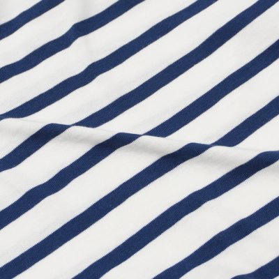 画像6: SAINT JAMES(セントジェームス)MORLAIX LOOSE(モーレ ルーズ)”Men" / ECUME×ENCRE(ミルキーホワイト×ブルーネイビー)