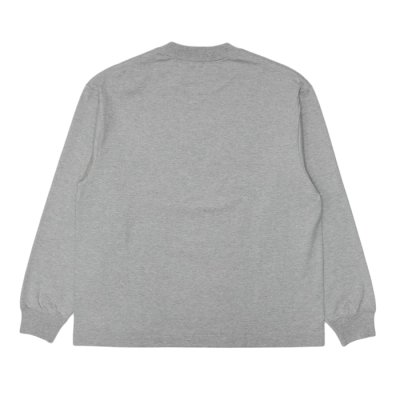 画像2: KAPTAIN SUNSHINE（キャプテンサンシャイン）Suvin Supima Tube Long Sleeve Tee Heavy（スビンスーピマチューブロングスリーブヘビーTシャツ）"SUVIN SUPIMA TUBE JERSEY HEAVY" / Feather Grey（フェザーグレー）