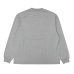 画像2: KAPTAIN SUNSHINE（キャプテンサンシャイン）Suvin Supima Tube Long Sleeve Tee Heavy（スビンスーピマチューブロングスリーブヘビーTシャツ）"SUVIN SUPIMA TUBE JERSEY HEAVY" / Feather Grey（フェザーグレー） (2)