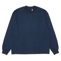 KAPTAIN SUNSHINE（キャプテンサンシャイン）Suvin Supima Tube Long Sleeve Tee Heavy（スビンスーピマチューブロングスリーブヘビーTシャツ）"SUVIN SUPIMA TUBE JERSEY HEAVY" / Steel Navy（スティールネイビー）