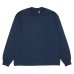 画像1: KAPTAIN SUNSHINE（キャプテンサンシャイン）Suvin Supima Tube Long Sleeve Tee Heavy（スビンスーピマチューブロングスリーブヘビーTシャツ）"SUVIN SUPIMA TUBE JERSEY HEAVY" / Steel Navy（スティールネイビー） (1)