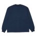 画像2: KAPTAIN SUNSHINE（キャプテンサンシャイン）Suvin Supima Tube Long Sleeve Tee Heavy（スビンスーピマチューブロングスリーブヘビーTシャツ）"SUVIN SUPIMA TUBE JERSEY HEAVY" / Steel Navy（スティールネイビー） (2)