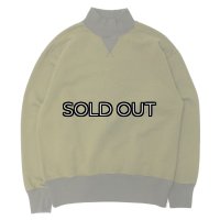 Nigel Cabourn（ナイジェルケーボン）HIGH NECK SHIRT（ハイネックシャツ）"TWO TONE" / Dark Green（ダークグリーン）