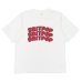 画像1: blurhms ROOTSTOCK（ブラームスルーツストック）BRITPOP Print Tee STANDARD（ブリットポップ プリントTシャツ"スタンダード"）/ White×Red（ホワイト×レッド） (1)