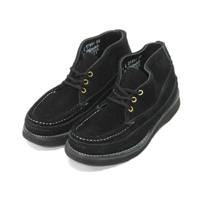 画像1: Russell Moccasin（ラッセルモカシン）Sporting Clays Chukka（スポーティングクレーチャッカ）"レザーミッドソール"/Black Suede（ブラックスエード）