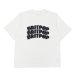 画像1: blurhms ROOTSTOCK（ブラームスルーツストック）BRITPOP Print Tee STANDARD（ブリットポップ プリントTシャツ"スタンダード"）/ White×Black（ホワイト×ブラック） (1)