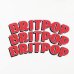 画像6: blurhms ROOTSTOCK（ブラームスルーツストック）BRITPOP Print Tee STANDARD（ブリットポップ プリントTシャツ"スタンダード"）/ White×Red（ホワイト×レッド）