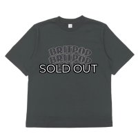 blurhms ROOTSTOCK（ブラームスルーツストック）BRITPOP Print Tee STANDARD（ブリットポップ プリントTシャツ"スタンダード"）/ INK Black×Black（インクブラック×ブラック）