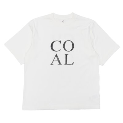 画像1: blurhms ROOTSTOCK（ブラームスルーツストック）COAL Print Tee STANDARD（プリントTシャツ"スタンダード"）/ White（ホワイト）