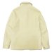 画像2: Y'2 LEATHER（ワイツーレザー）DEER SKIN ROUNDED HEM CAR COAT（ディアスキン カーコート）"Spring Edition" / Cream（クリーム） (2)