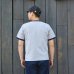 画像13: BARNS OUTFITTERS (バーンズアウトフィッターズ) Ringer Print Tee Shirt（リンガープリントTシャツ）”GARPEFLUITE＂/ White(ホワイト)・Grey (グレー)