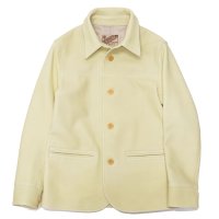 Y'2 LEATHER（ワイツーレザー）DEER SKIN ROUNDED HEM CAR COAT（ディアスキン カーコート）"Spring Edition" / Cream（クリーム）