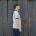 画像12: BARNS OUTFITTERS (バーンズアウトフィッターズ) Ringer Print Tee Shirt（リンガープリントTシャツ）”GARPEFLUITE＂/ White(ホワイト)・Grey (グレー)