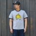 画像11: BARNS OUTFITTERS (バーンズアウトフィッターズ) Ringer Print Tee Shirt（リンガープリントTシャツ）”GARPEFLUITE＂/ White(ホワイト)・Grey (グレー)
