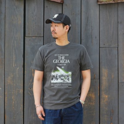 画像7: BARNS OUTFITTERS (バーンズアウトフィッターズ) Re:Producter S/S Print T-Shirt(リプロダクターS/SプリントTシャツ)”GEORGIA?/ Black(ブラック)
