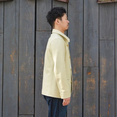 画像10: 【PointUp10%11/10迄】Y'2 LEATHER（ワイツーレザー）DEER SKIN ROUNDED HEM CAR COAT（ディアスキン カーコート）"Spring Edition" / Cream（クリーム）