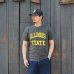 画像7: BARNS OUTFITTERS (バーンズアウトフィッターズ) Re:Producter S/S Print T-Shirt（リプロダクターS/SプリントTシャツ）”ILLINOIS＂/ Black（ブラック）
