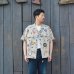 画像7: Nigel Cabourn（ナイジェル・ケーボン）OPEN COLLAR SHIRT（オープンカラーシャツ）"BB&CRIC" / Grey（グレー）