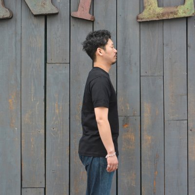 画像8: Hanes（ヘインズ）Crew Neck T-Shirts（クルーネックTシャツ）"KURO" / Black（ブラック）