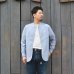 画像7: F.O.B FACTORY（エフオービーファクトリー）BAND COLLAR SHIRT（バンドカラーシャツ）"STRIPE" / Blue（ブルー）