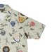 画像4: Nigel Cabourn（ナイジェル・ケーボン）OPEN COLLAR SHIRT（オープンカラーシャツ）"BB&CRIC" / Grey（グレー）