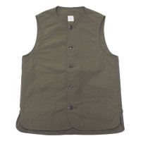 ARAN（アラン）VEST（ベスト）”Nylon Rip weather" / Olive（オリーブ） 
