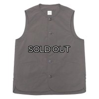 ARAN（アラン）VEST（ベスト）”Nylon Rip Wather" / Charcoal（チャコール） 